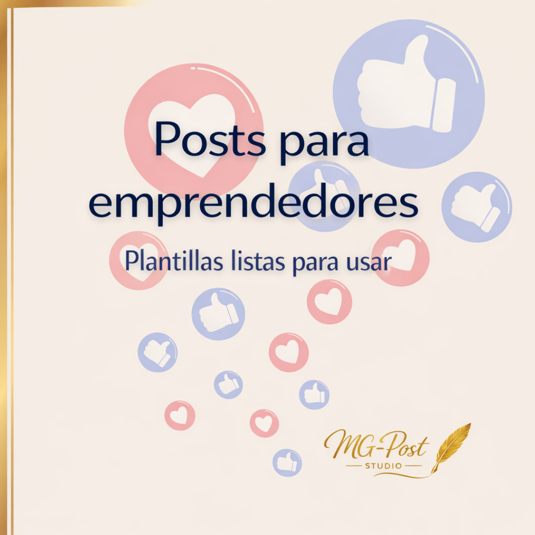 Pack 4×20 – 5 Posts Profesionales + Captions