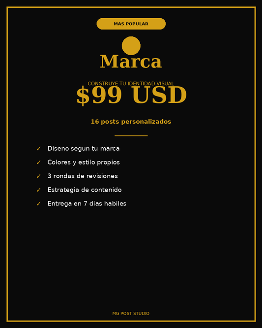 Marca — Lo más popular ⭐